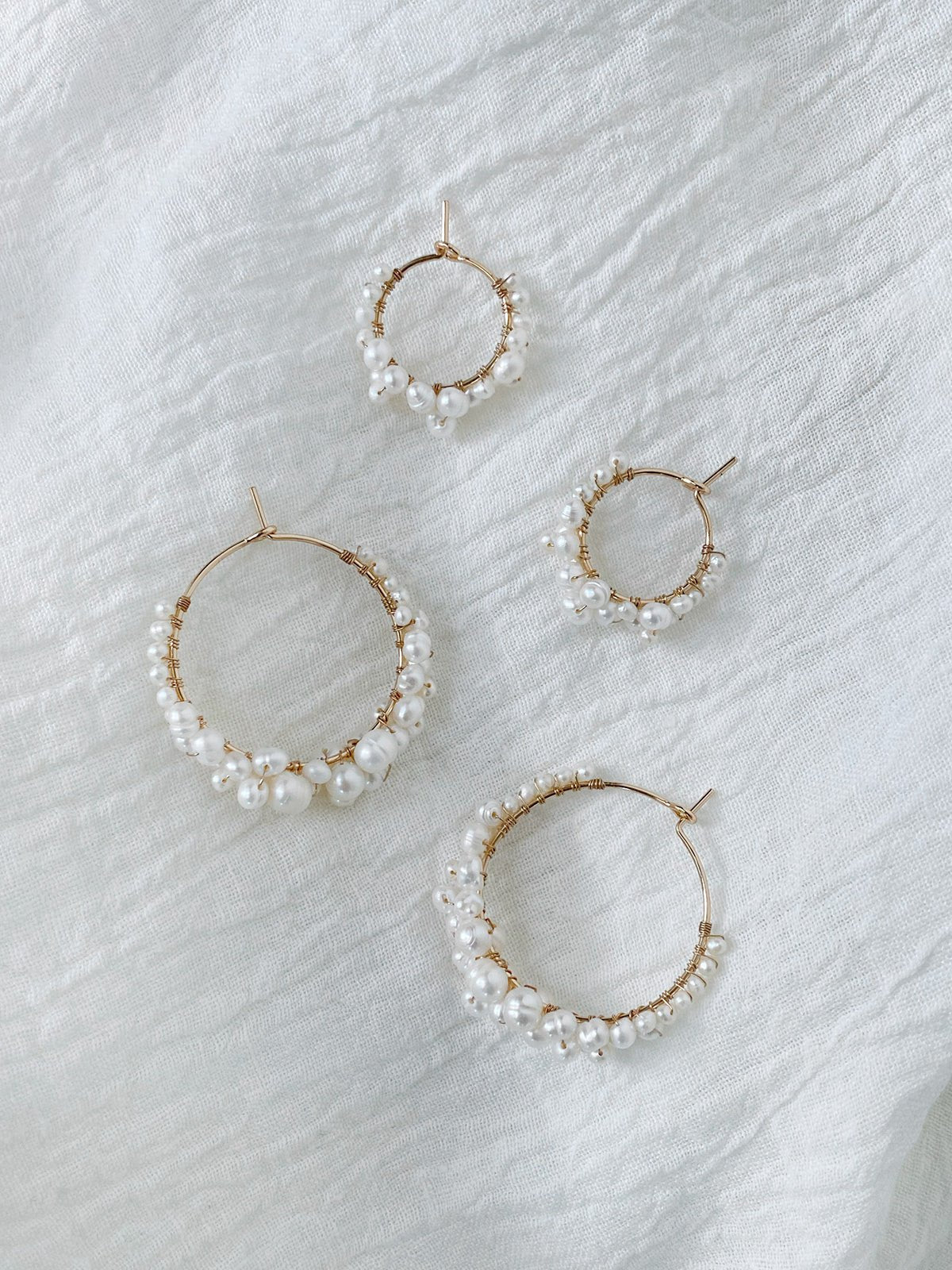 Cruz Pearl Hoops